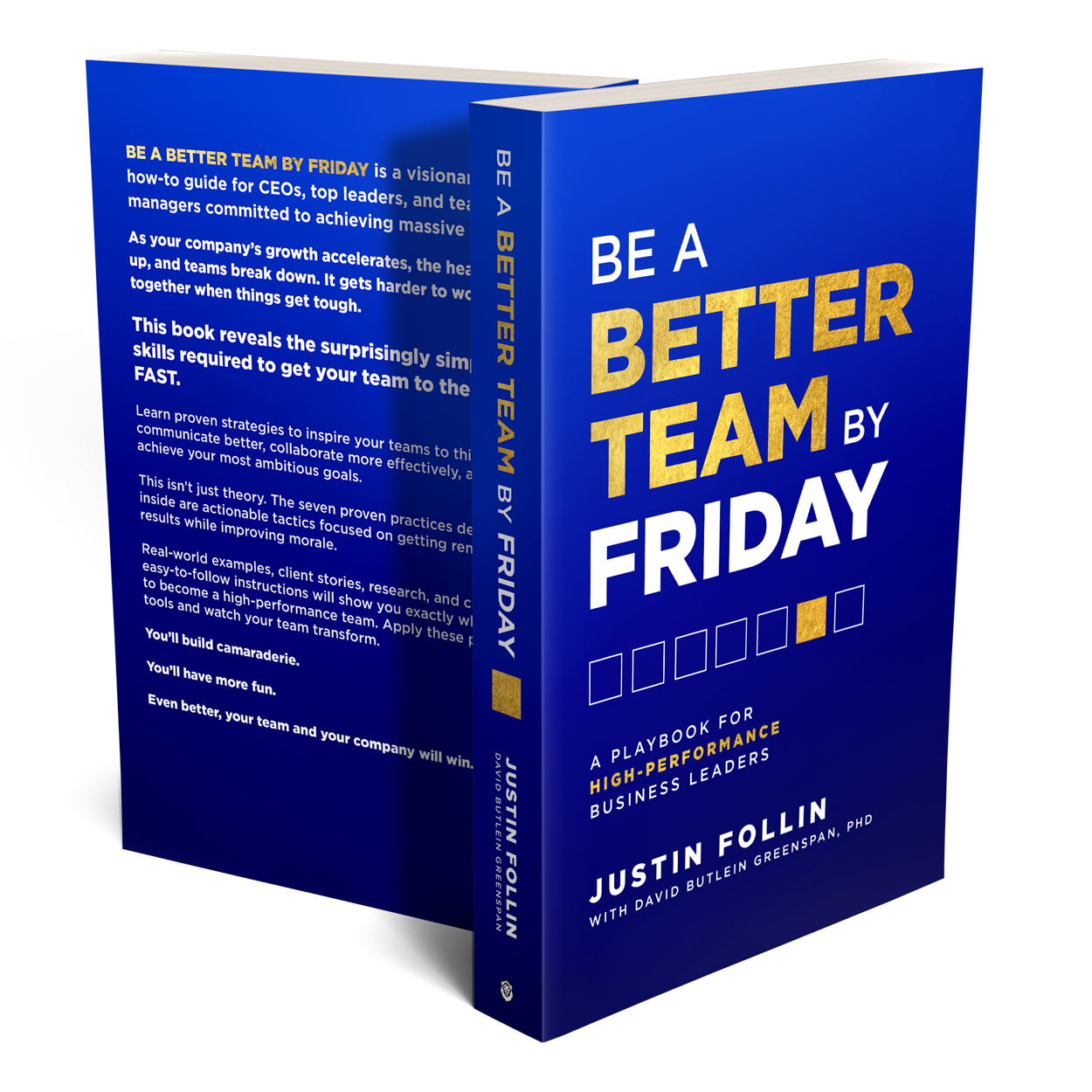 Be a Better Team by Friday cover